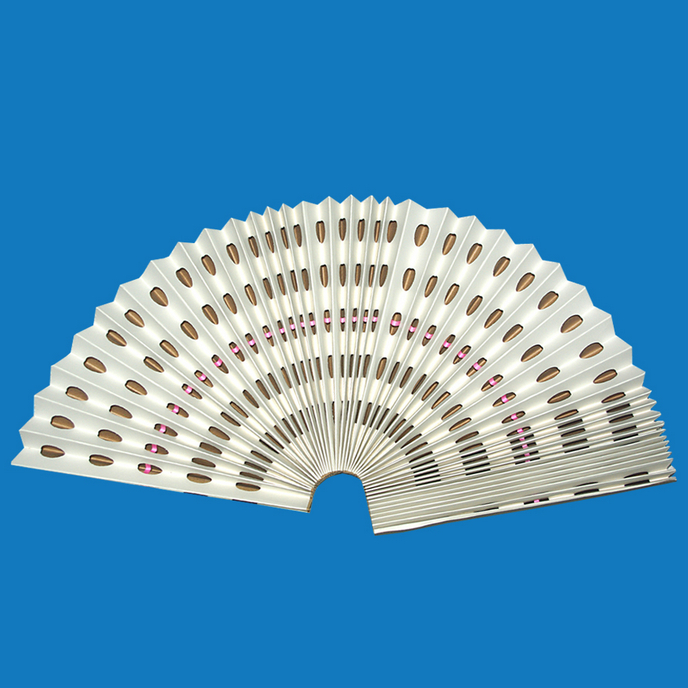 giấy lọc phòng sơn hình nan quạt