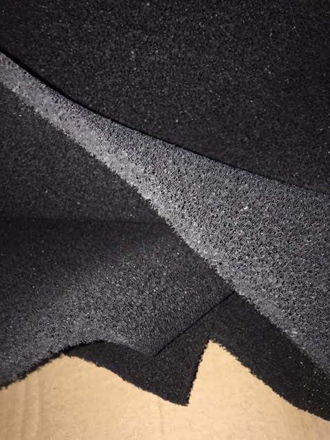 Tấm xốp than hoạt tính khử mùi dày 10mm chi tiết cấu tạo Tấm xốp carbon lọc bụi than hoạt tính 10mm