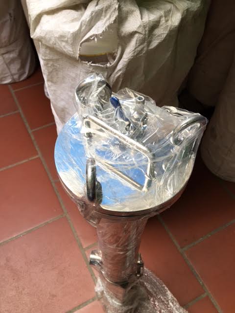 Hình tổng thể Housing 1 lõi 20 inch TQ Vỏ lọc 1 lõi 20 inch inox 304