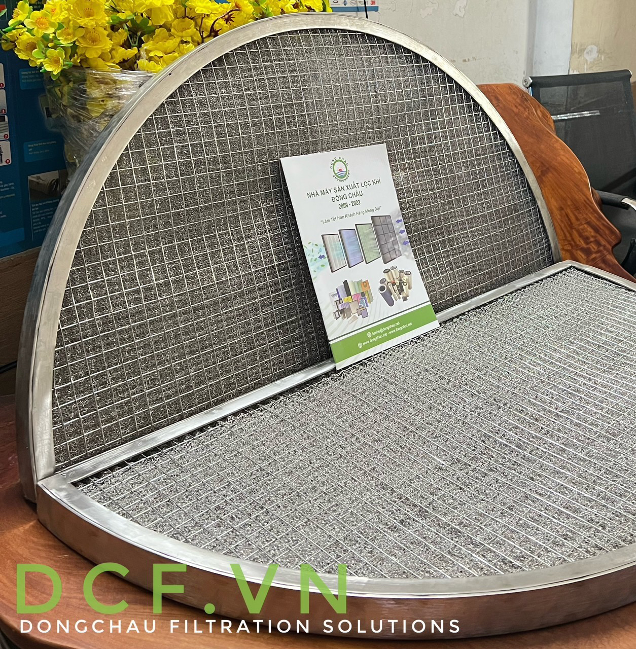 khung bùi nhùi inox bán nguyệt làm theo yêu cầu