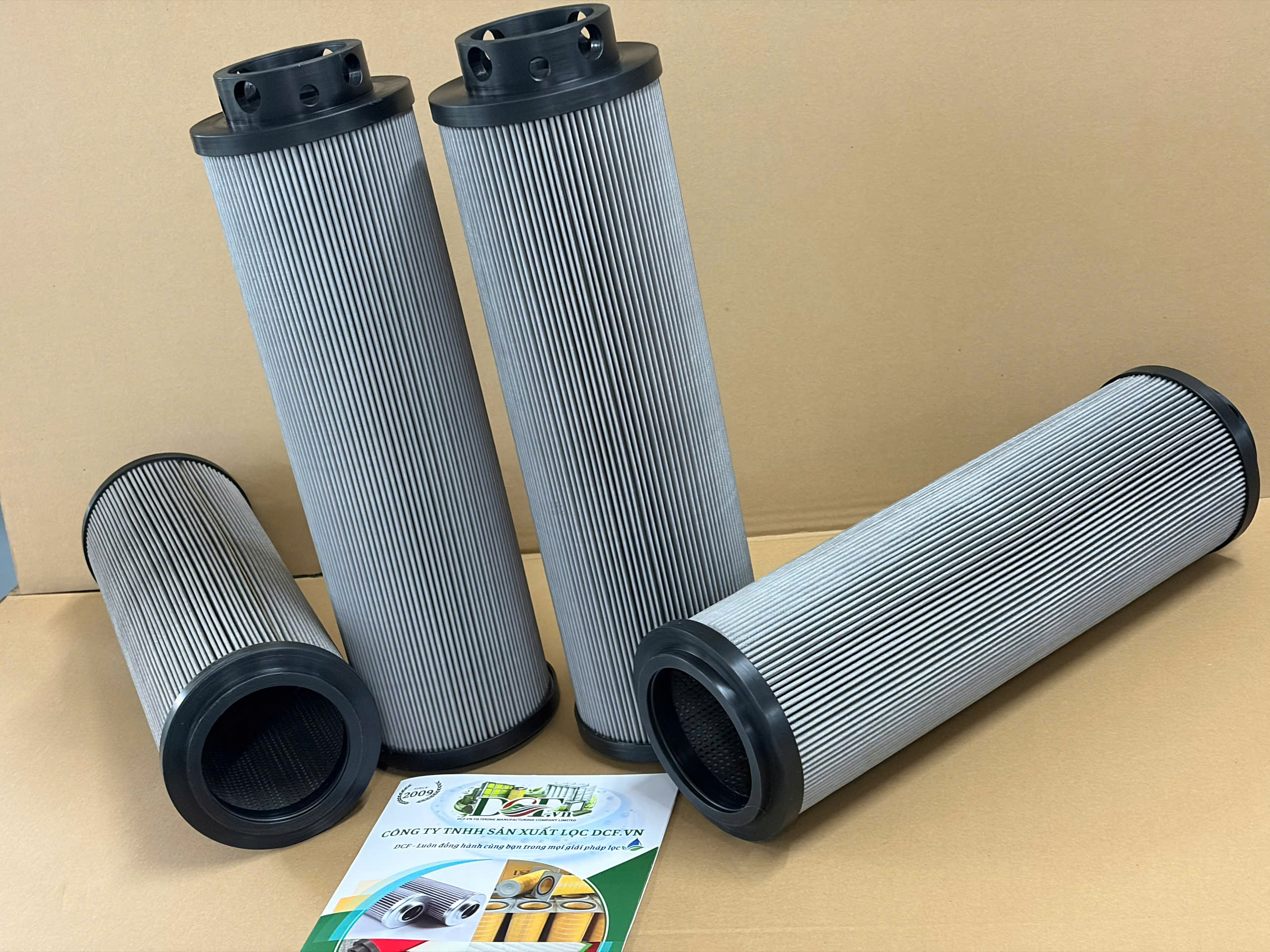 Lọc thủy lực 3 micron DCF.vn Đáy Luppe 6 bar