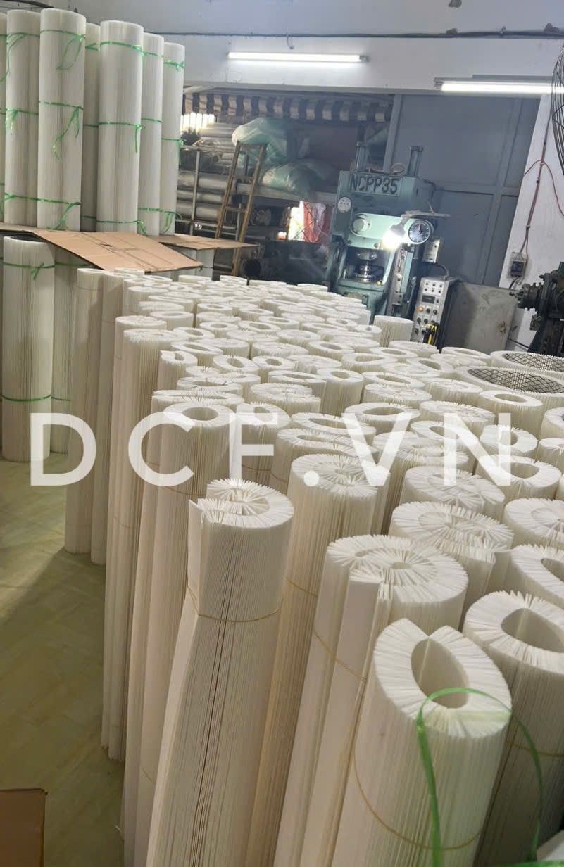 lõi lọc bụi chống tĩnh điện đang hoàn thiện