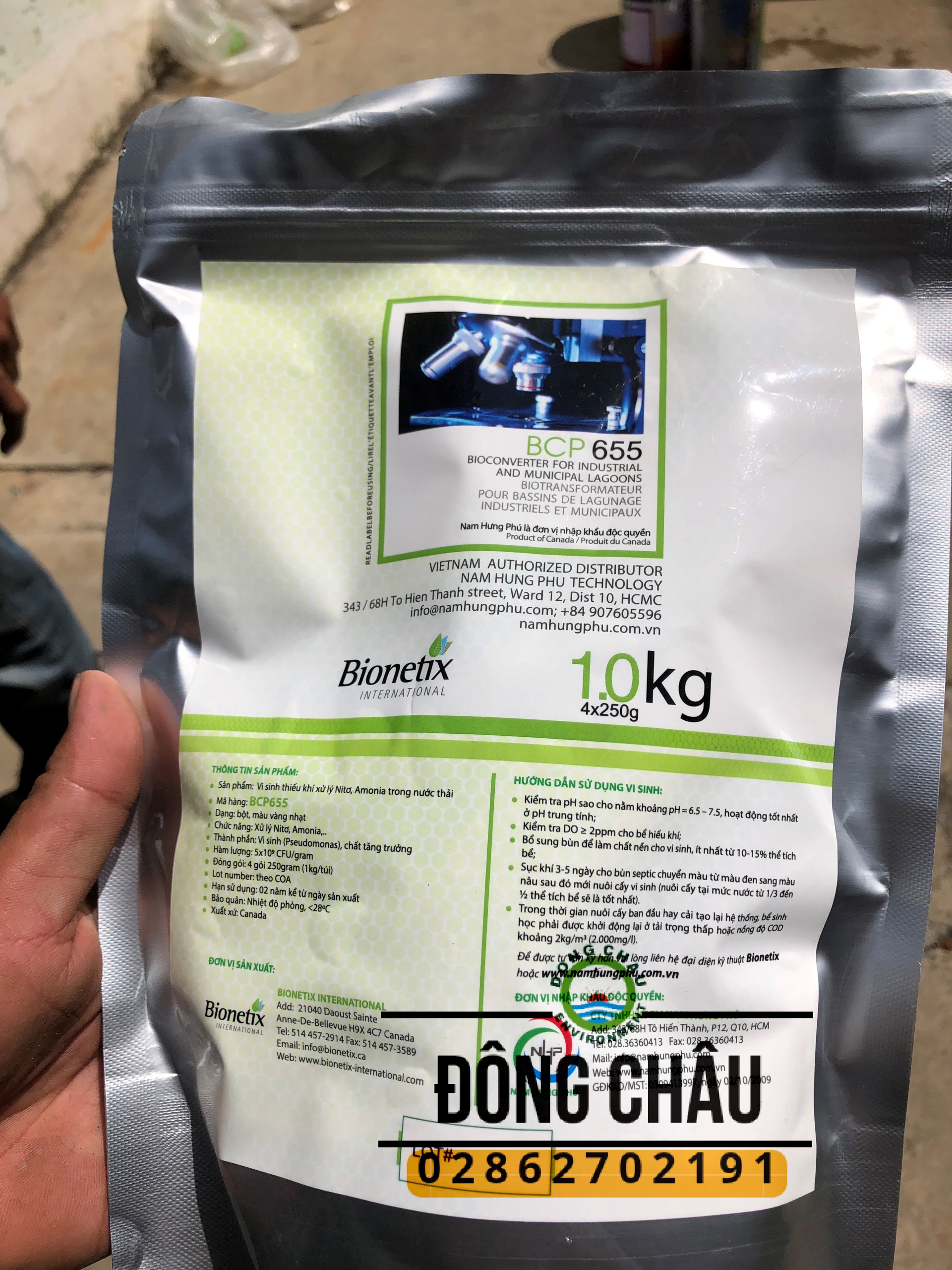 Bionetix BCP 655 Men Vi Sinh Xử Lý Nitơ Amonia