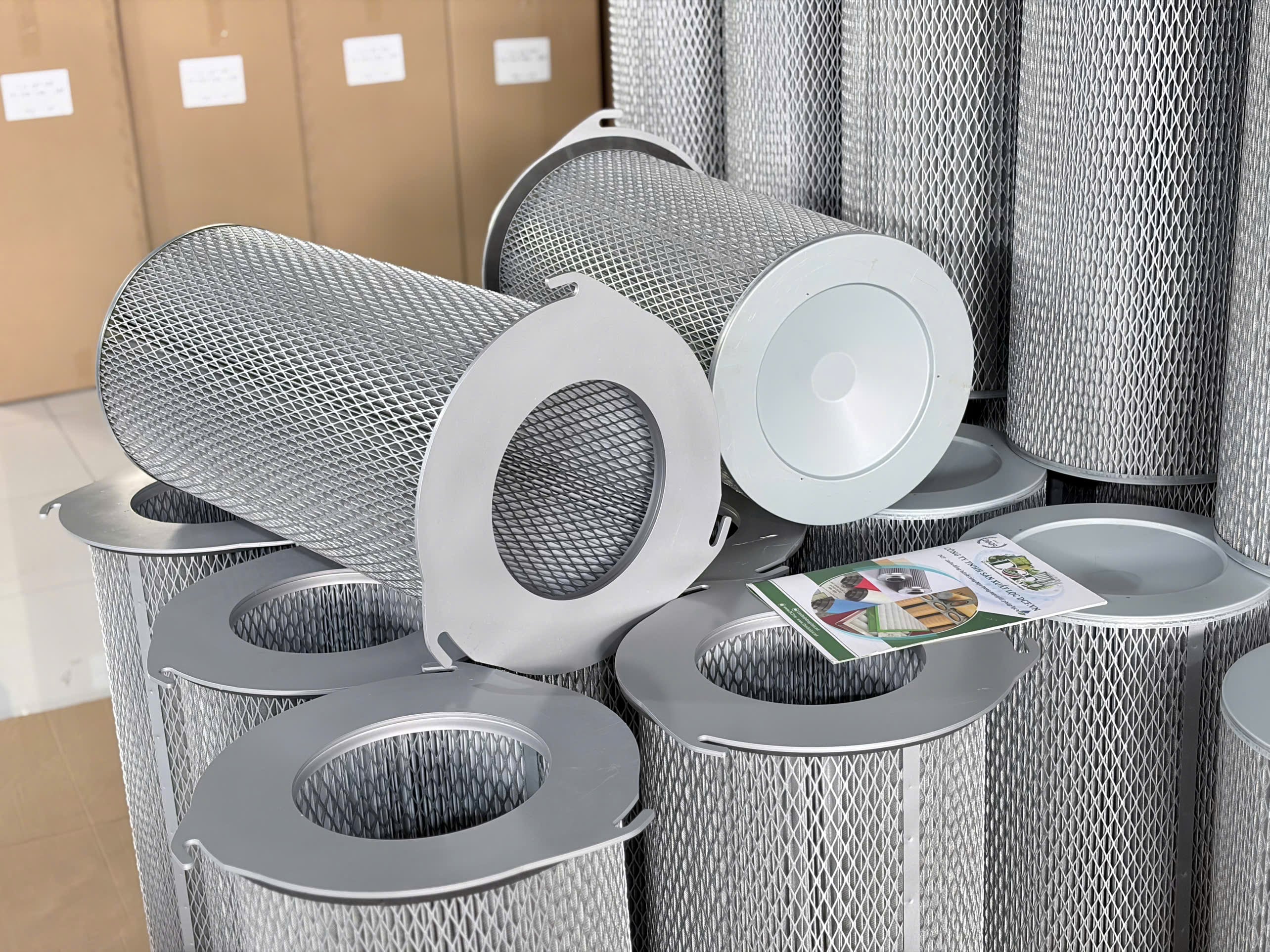 Phin lọc bụi PE chống tĩnh điện cho môi trường bụi dễ cháy