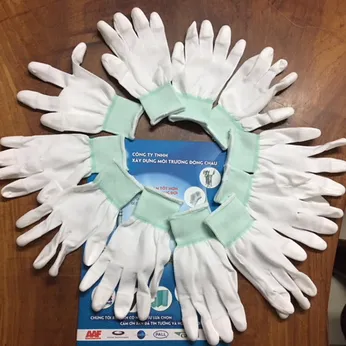 Găng tay phòng sạch phủ ngón PU