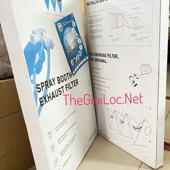 AF111 (Màu nâu) Andreae Giấy lọc bụi sơn khô 2 lớp