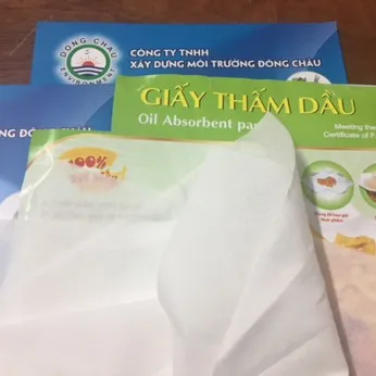 Giấy thấm hút và lọc dầu chiên