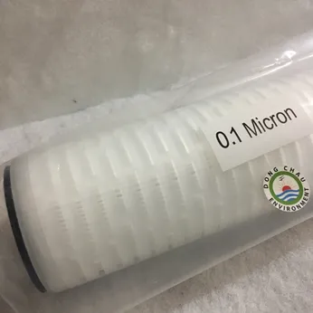 Lõi lọc giấy xếp 0.1 micron 10 inch DOE Clean Green