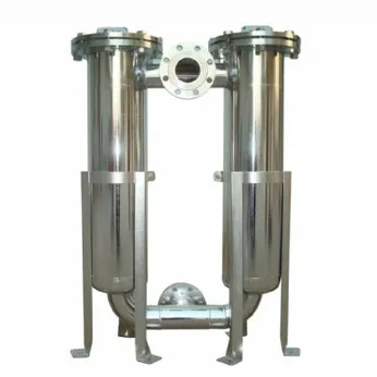 Bình lọc túi inox đôi trong sản xuất