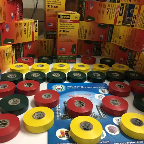 Băng keo điện Vinyl đa màu 3M Scotch® 35 