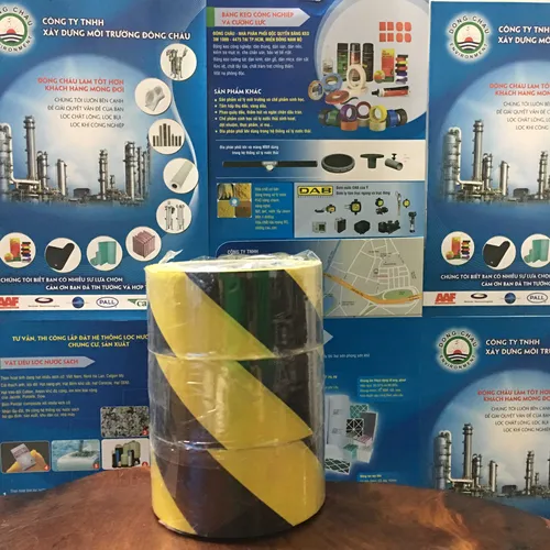 Băng Keo 3M™ Vinyl 766, Màu Đen/Vàng 