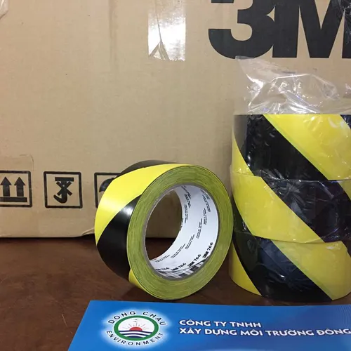 Băng Keo 3M™ Vinyl 766, Màu Đen/Vàng 