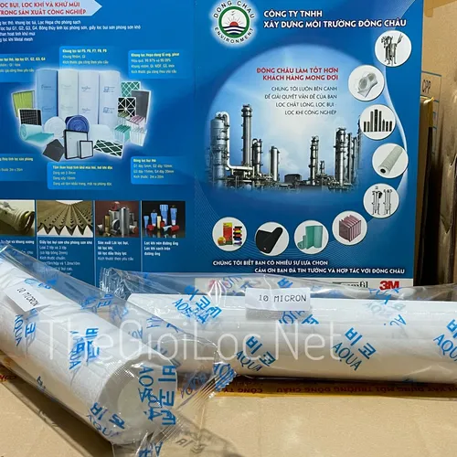 Lõi Lọc Nước Dạng Nén Aqua Hàn Quốc 10 Micron 10 Inch 