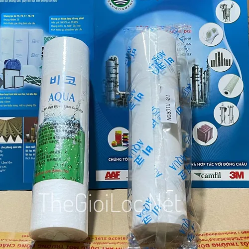 Lõi Lọc Nước Dạng Nén Aqua Hàn Quốc 10 Micron 10 Inch 
