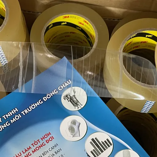 Băng keo đóng thùng 3M™ 309 màu trong 