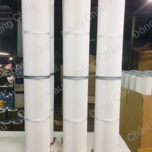 Phin lõi lọc khí giấy PE có 4 tai ngàm