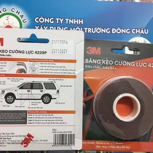 Băng Keo 2 Mặt 3M 4229P Cuộn Nhỏ