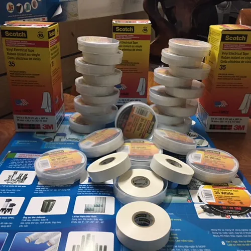 Băng keo điện Vinyl đa màu 3M Scotch® 35 