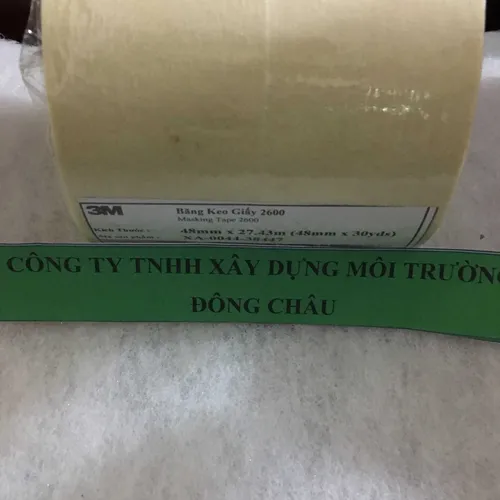 Băng keo giấy 3M che chắn sơn 2600 