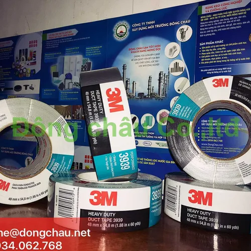 Băng Keo Vải 3M™ 3939, Màu Bạc 