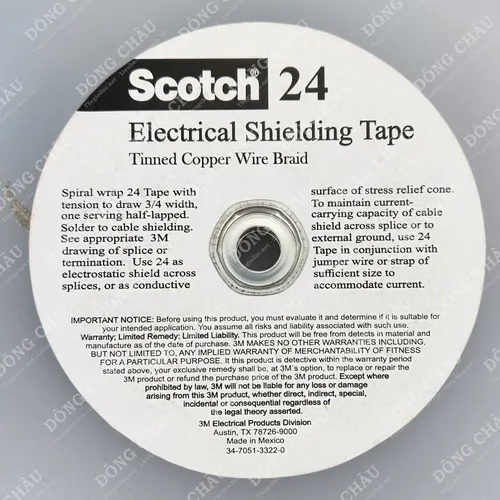 Băng lưới đồng bảo vệ khớp nối 3M Scotch 24