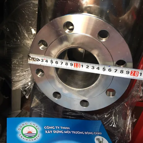 Bình inox lọc cặn trong sản xuất 15 lõi 40 inch