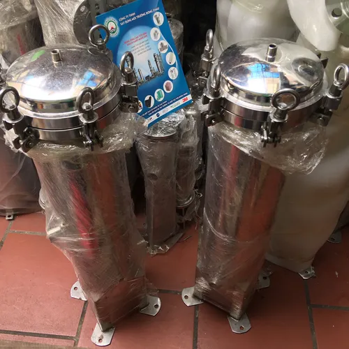 Bộ housing lọc nước 3 lõi 20-inch chất liệu inox