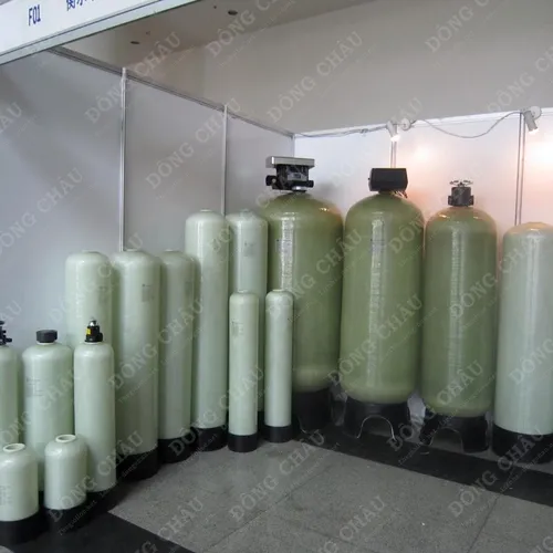 Bồn Nhựa Chứa Hạt Làm Mềm Dùng Trong Lọc Nước 