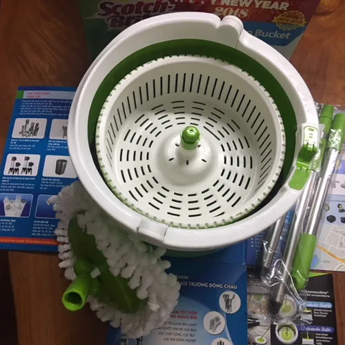 Bộ cây lau nhà 3M 360 độ đa năng