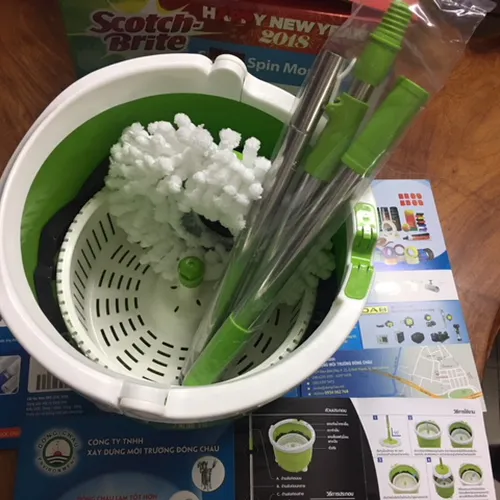 Bộ cây lau nhà 3M 360 độ đa năng