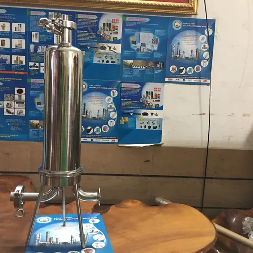 Bộ Lọc Khí Inox 304 10 Inch - Kết Nối Clamp Tiện Lợi