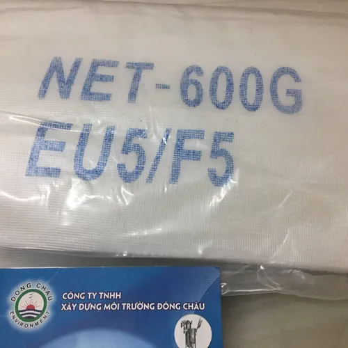Bông lọc có keo gắn trần phòng sơn F5