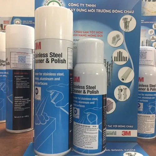 Chai Xịt Tẩy Rửa và Đánh Bóng Inox 3M Stainless Steel 