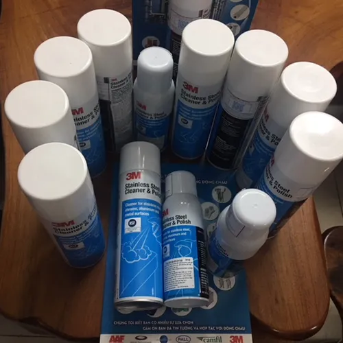 Chai Xịt Tẩy Rửa và Đánh Bóng Inox 3M Stainless Steel 