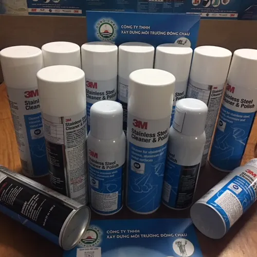 Chai Xịt Tẩy Rửa và Đánh Bóng Inox 3M Stainless Steel 