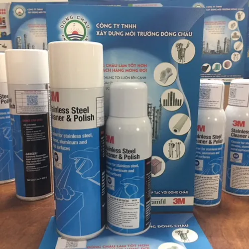 Chai Xịt Tẩy Rửa và Đánh Bóng Inox 3M Stainless Steel 