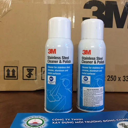 Chai Xịt Tẩy Rửa và Đánh Bóng Inox 3M Stainless Steel 
