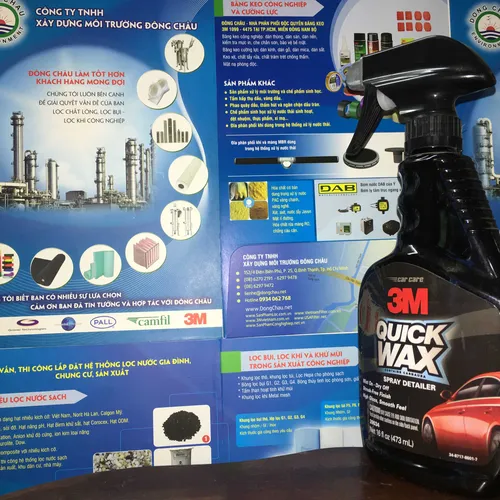 3M 39034 Quick Wax Chai xịt tăng độ bóng sơn 