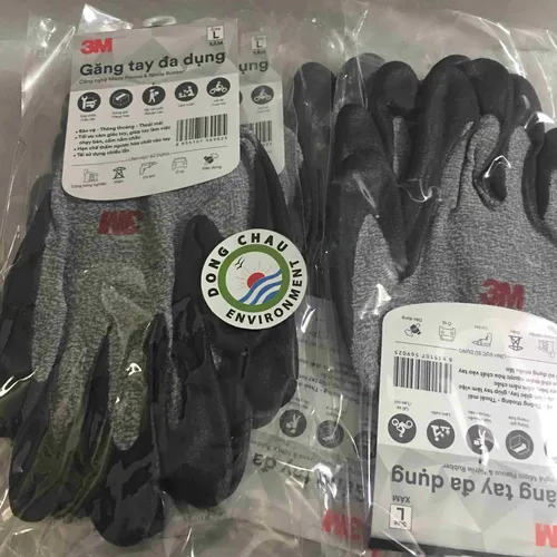 Găng Tay Đa Dụng 3M™ NBR, Màu Xám Màu Cam