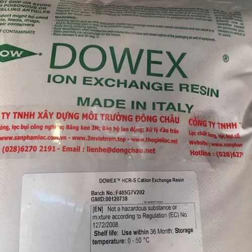 DOWEX HCR-S - Hạt nhựa trao đổi cation mạnh 