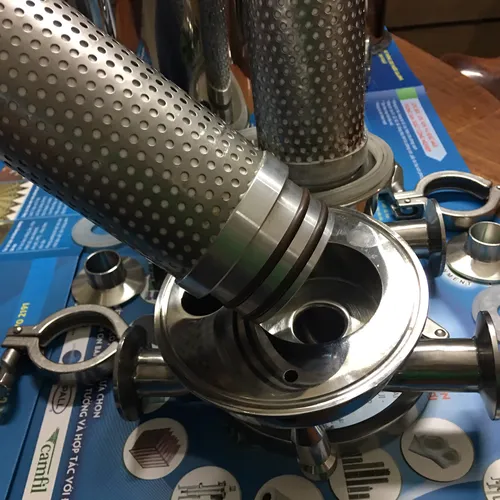 Bình lọc khí nén đóng hộp inox 304