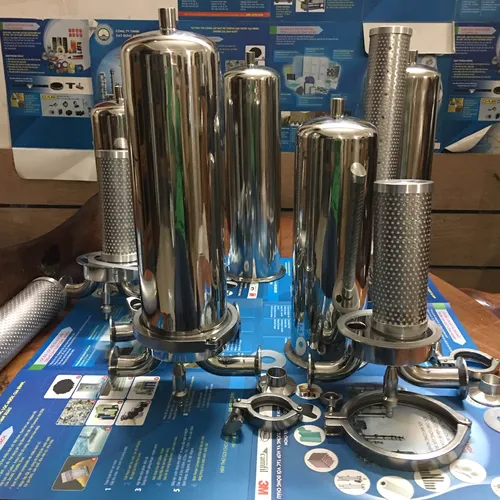 Bộ lọc khí vô trùng chất liệu vỏ bằng inox
