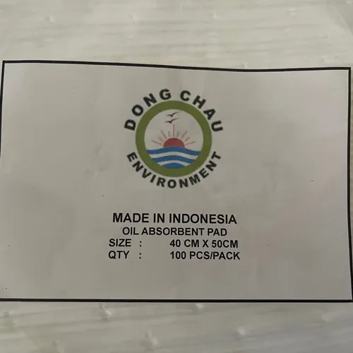 Tấm thấm hút dầu rò rỉ đổ tràn Indo Oil Absorbent pad