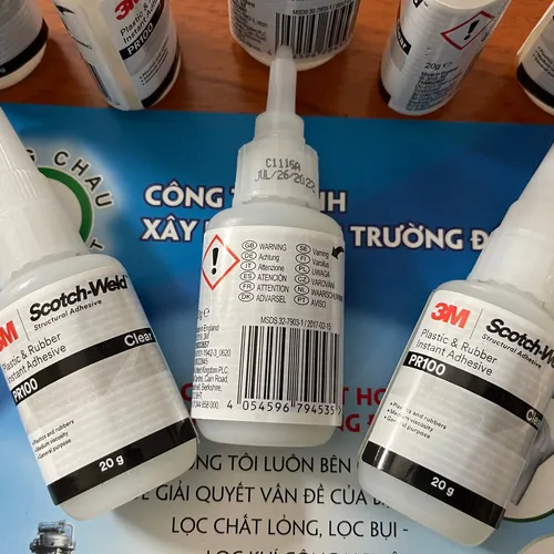 Keo Dán Nhựa Và Cao Su 3M™ Scotch-Weld™ PR100 