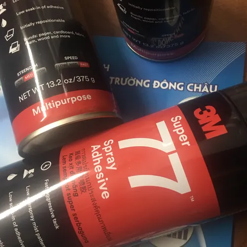 Keo xịt dán vải siêu dính 3M 77