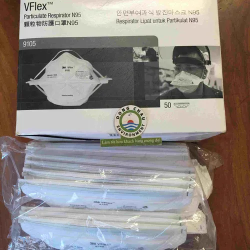 Khẩu Trang Bảo Vệ Hô Hấp 3M™ VFlex™ 9105, N95 