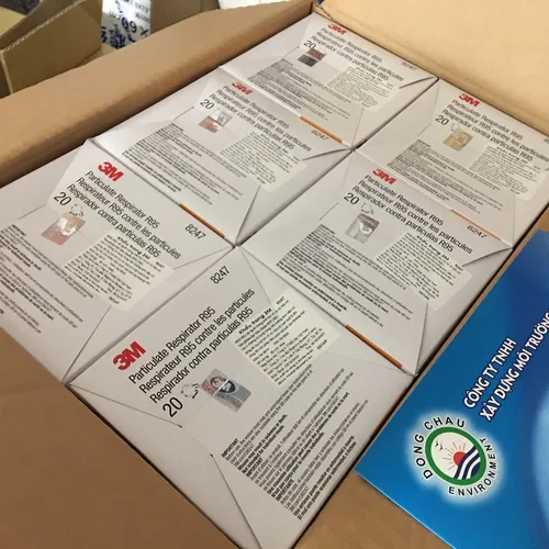 Khẩu Trang Lọc Bụi Và Hơi Hữu Cơ 3M™ 8247, GP2 và R95 NIOSH 