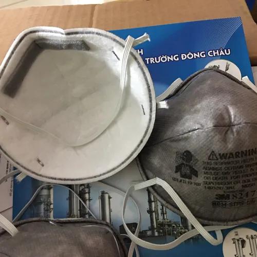 Khẩu Trang Lọc Bụi Và Hơi Hữu Cơ 3M™ 8247, GP2 và R95 NIOSH 