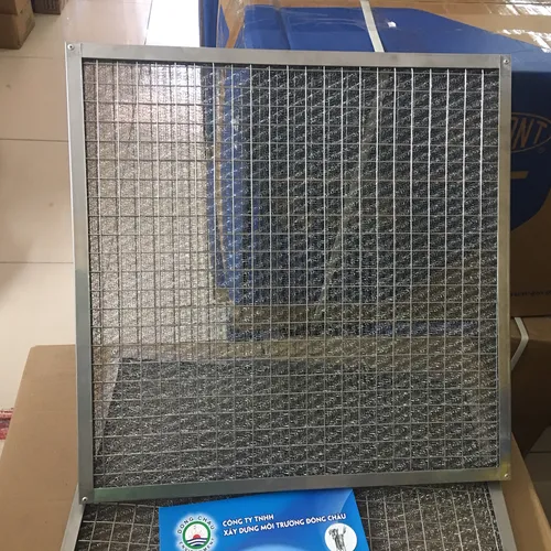 Khung bùi nhùi metal mesh lọc bụi khí nóng