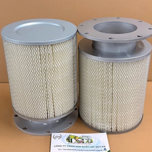 Lõi Lọc Bụi Cartridge PE Mặt Bích Công Nghiệp 260×150×350